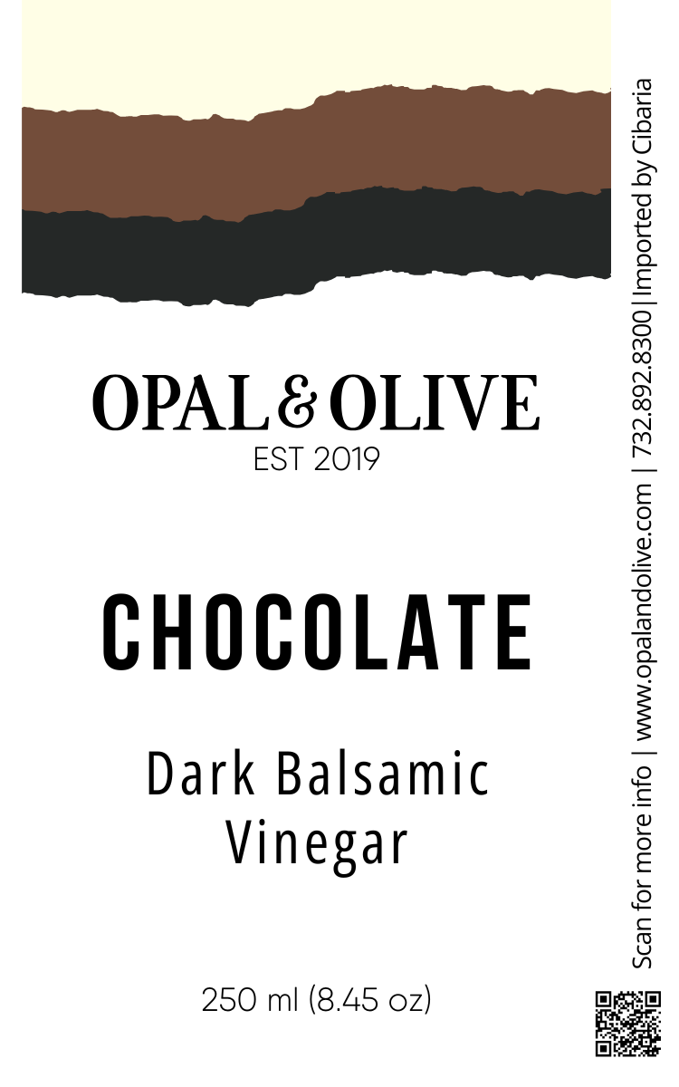 Dark Balsamic Vinegar - Chocolate Dark Balsamic Opal and Olive