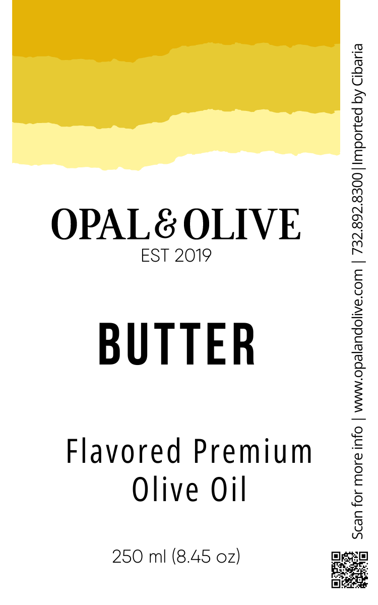 Flavored EVOO - Butter Flavored Olive Oil Opal and Olive   