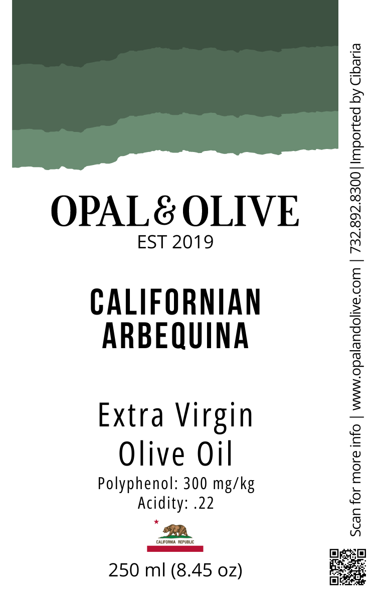 Extra Virgin Olive Oil - Californian Abrequina