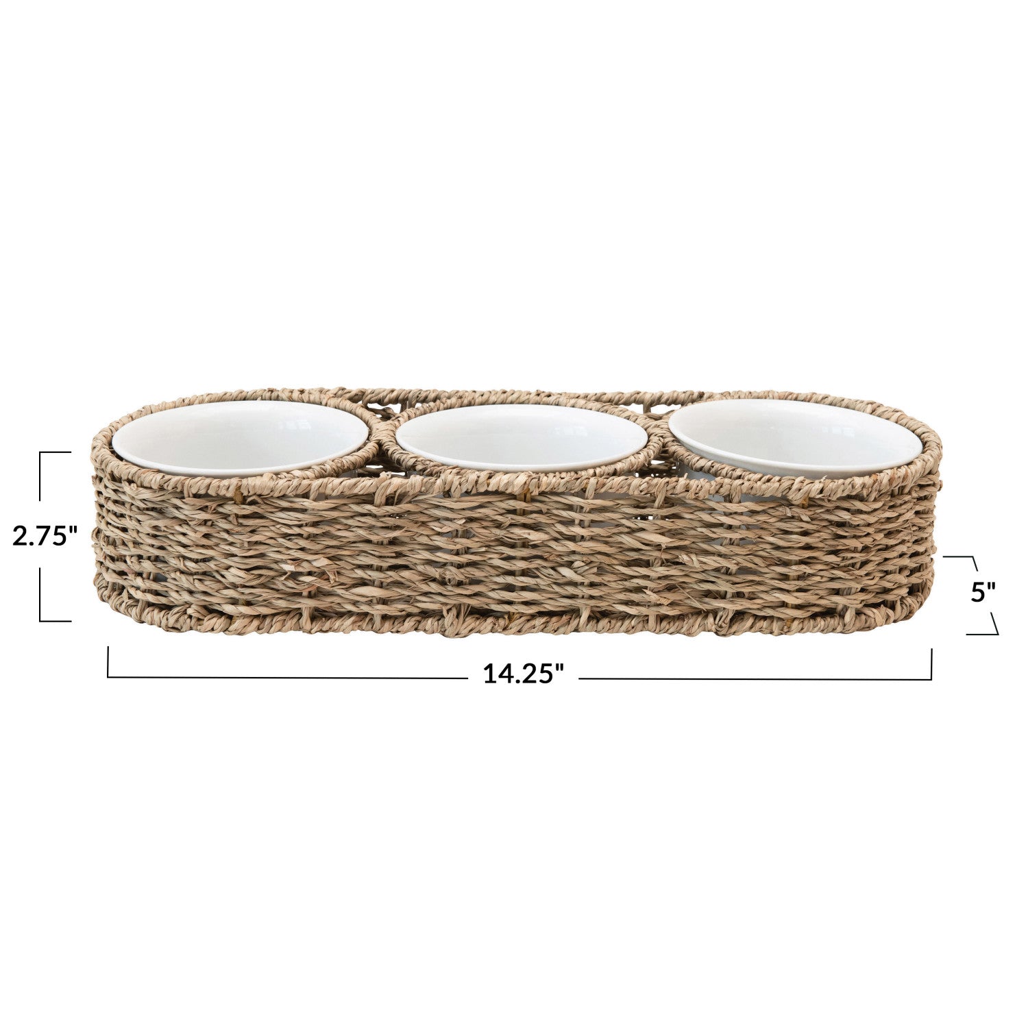 S/4 14-1/4"L Seagrass Chip  Creative Co-Op   