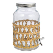 7-1/2" Round Glass Beverage  Creative Co-Op   