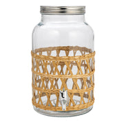 7-1/2" Round Glass Beverage  Creative Co-Op   