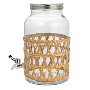 7-1/2" Round Glass Beverage  Creative Co-Op   