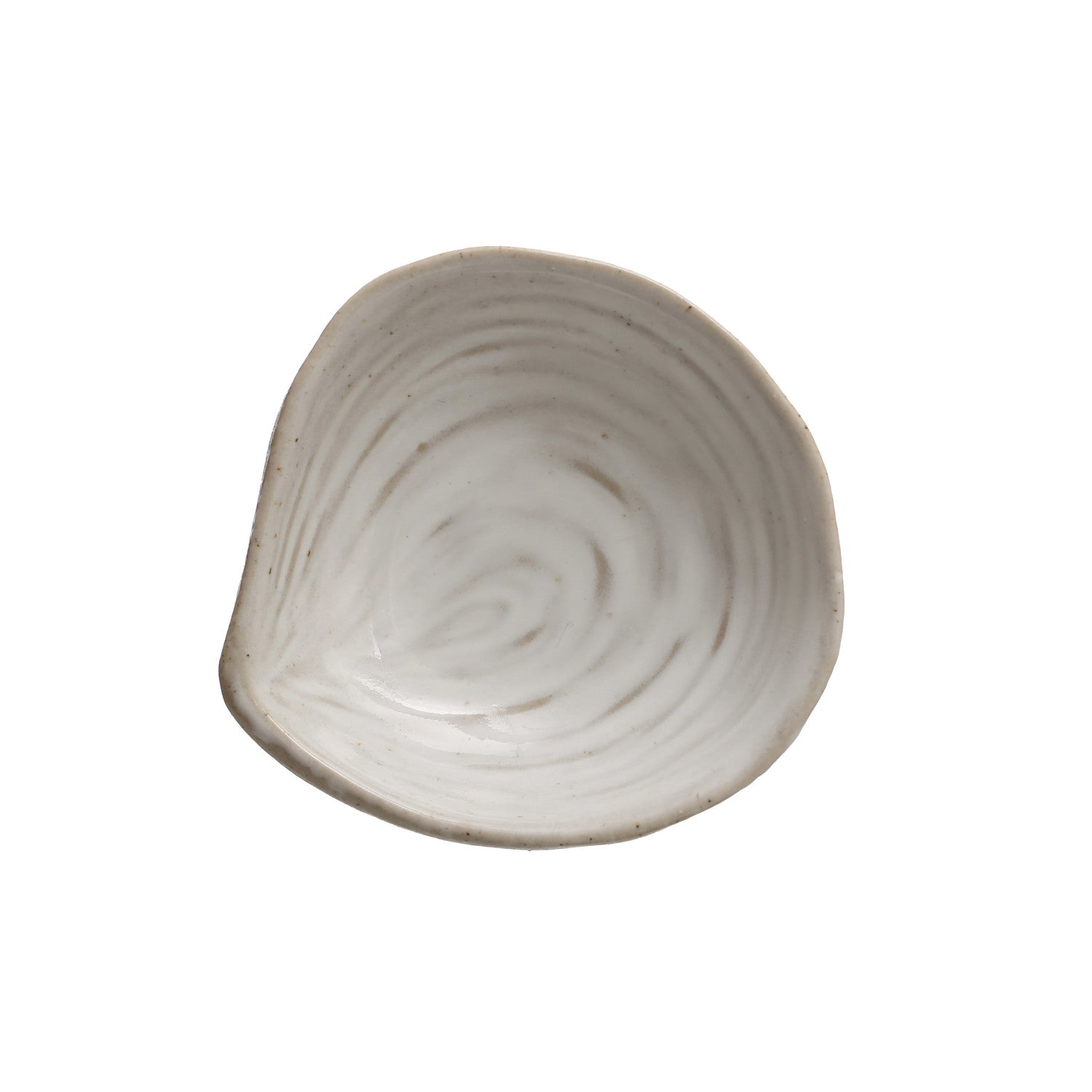 2-3/4"L Stoneware White Shell  Creative Co-Op   
