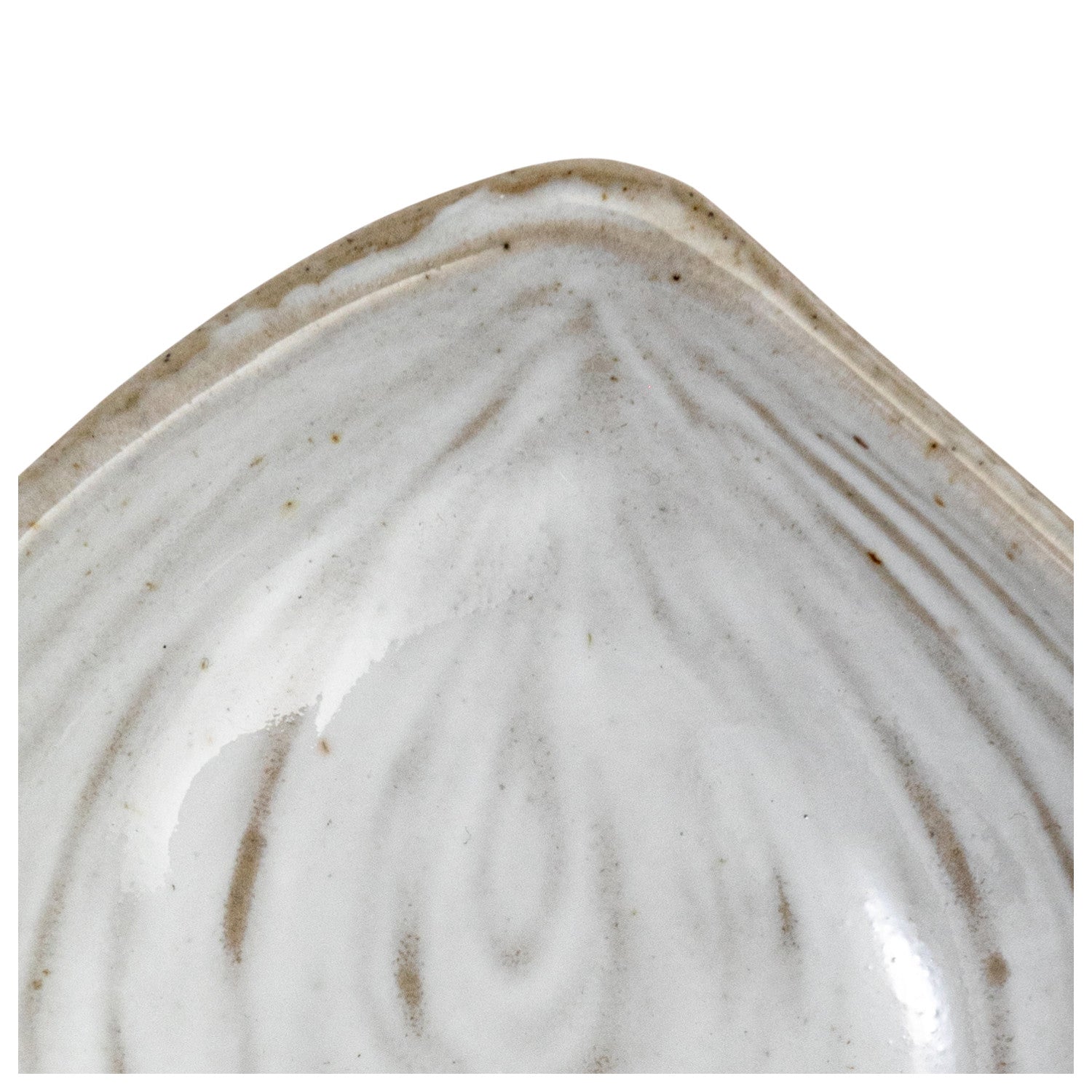 2-3/4"L Stoneware White Shell  Creative Co-Op   
