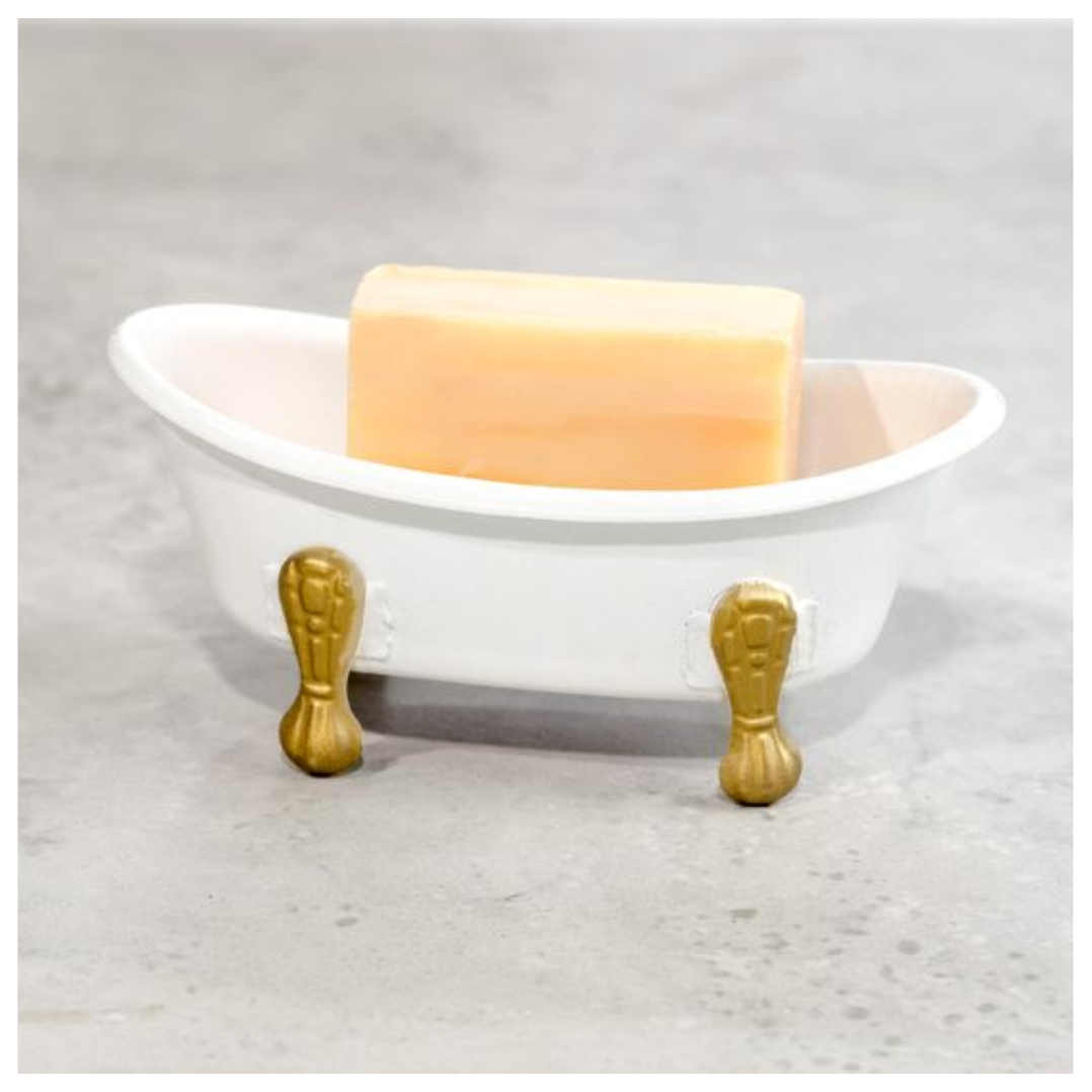 White Bathtub Soap Dish PD Home