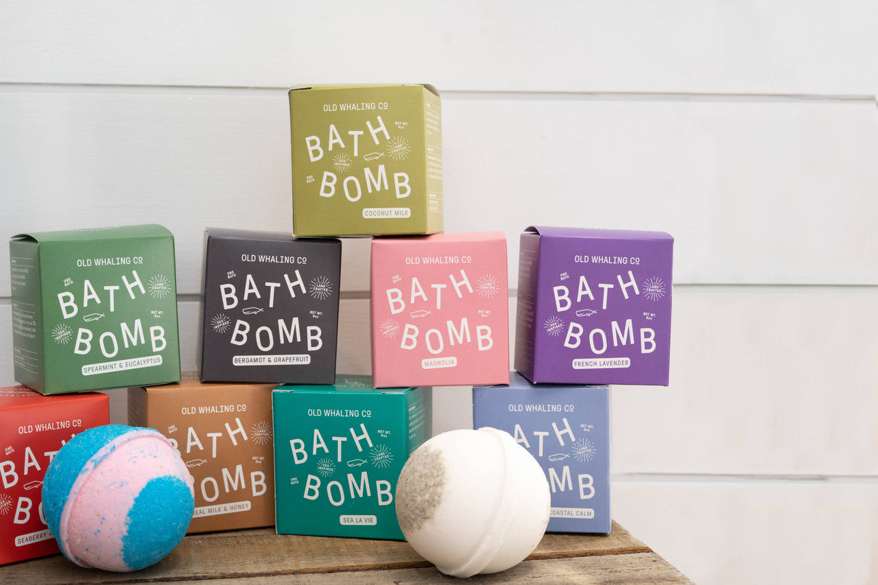 Spearmint & Eucalyptus Bath Bomb Old Whaling Company