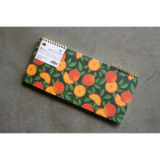 Oranges Hardcover 2 Year Undated Wire-O Desk Planner Denik