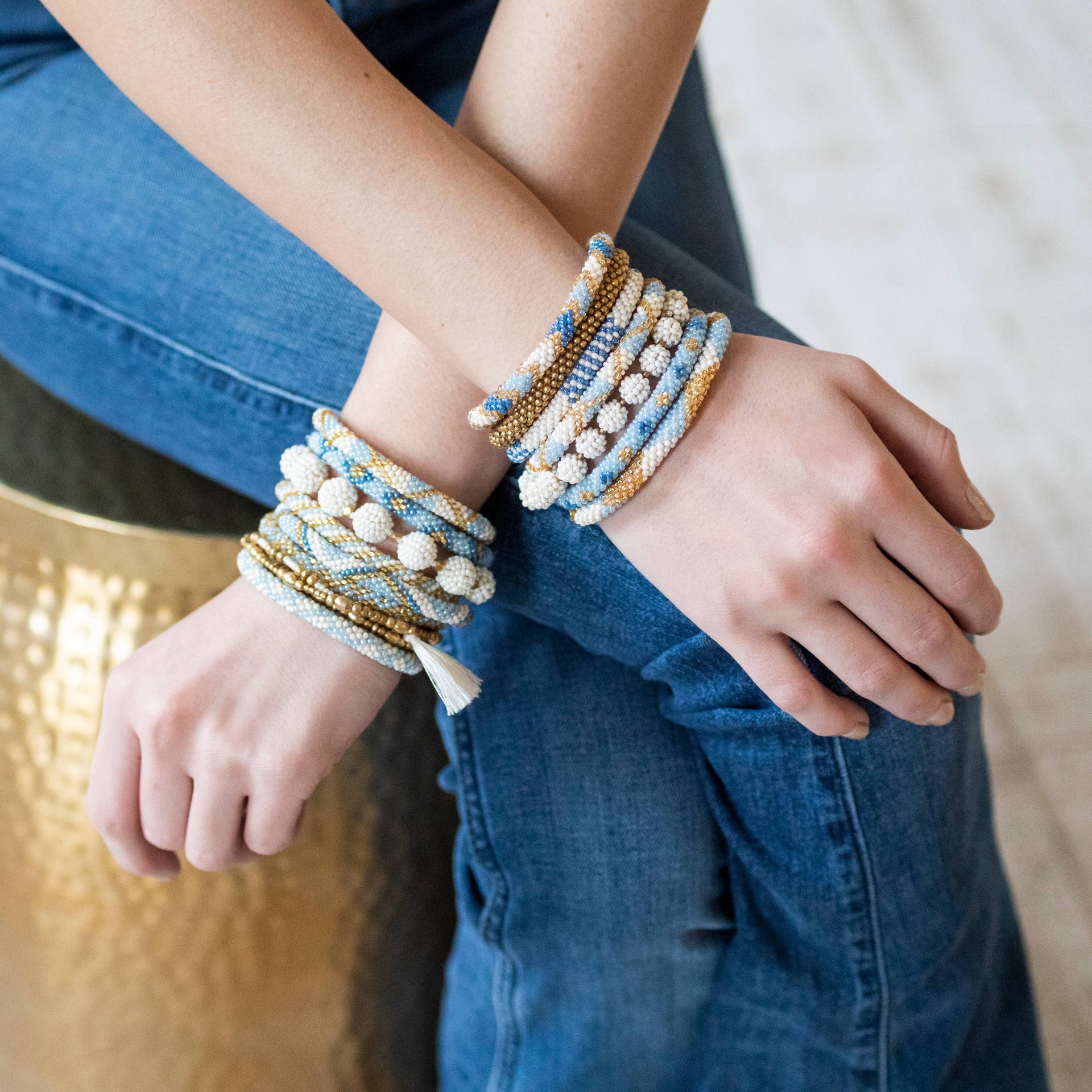 Roll-On® Bracelet Santorini Aid Through Trade