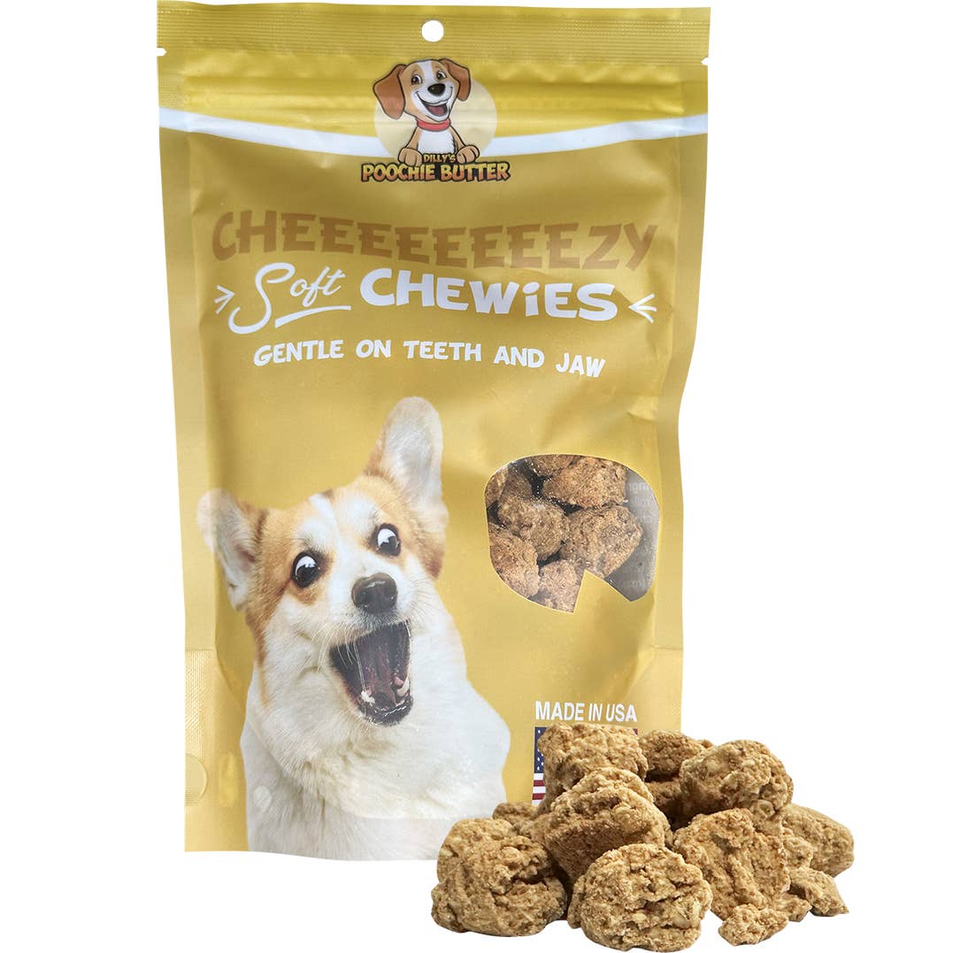 Cheezy Soft Chewy Dog Treats  Dilly's™ Poochie Butter   