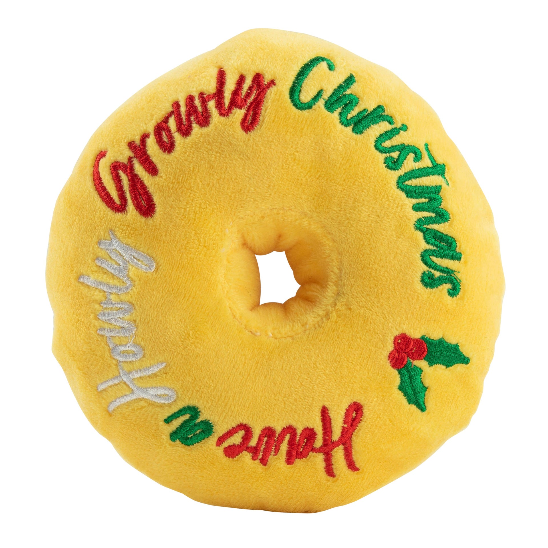 Puppermint Donut Christmas Dog Toys  Haute Diggity Dog   