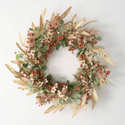 Rust Flower Eucalyptus Wreath Sullivans