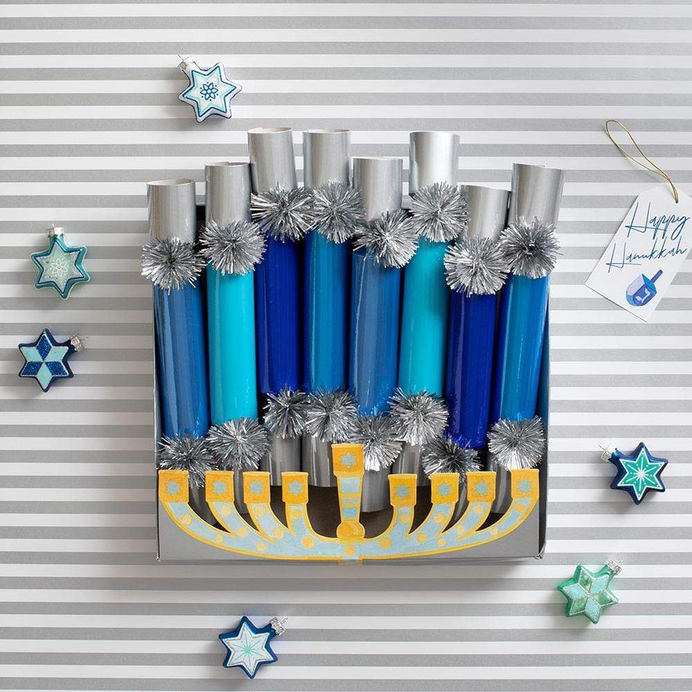 Hanukkah Candles-HanukkahSlimCrackers-10Inch/8In  Caspari   