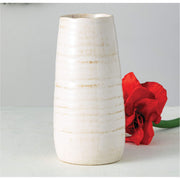 White Glossed Vase  Sullivans   