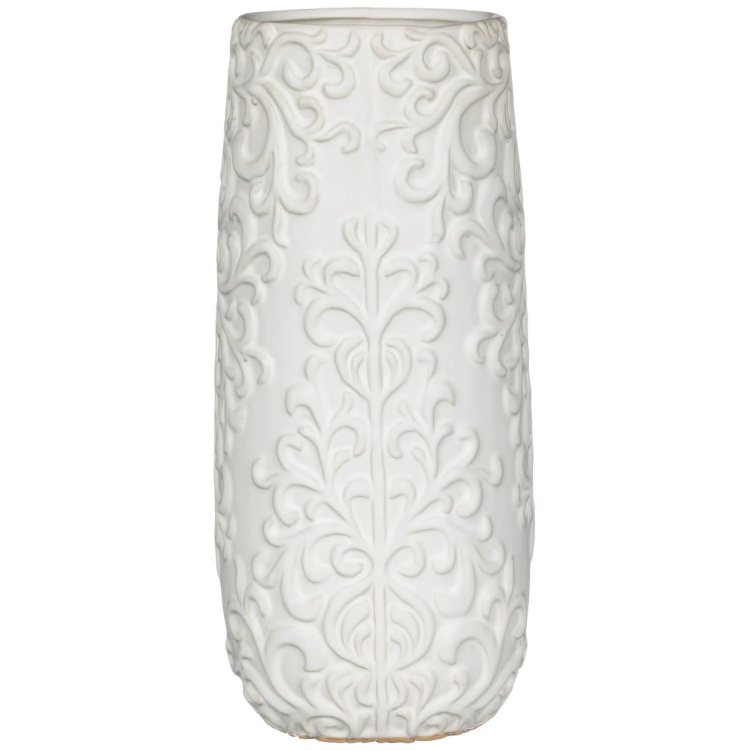 White Floral Printed Vase Sullivans