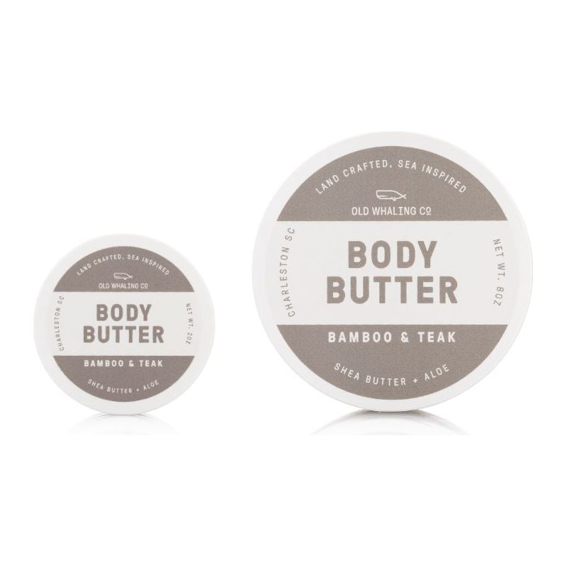 Travel Size Bamboo & Teak Body Butter (2oz)  Old Whaling Company   