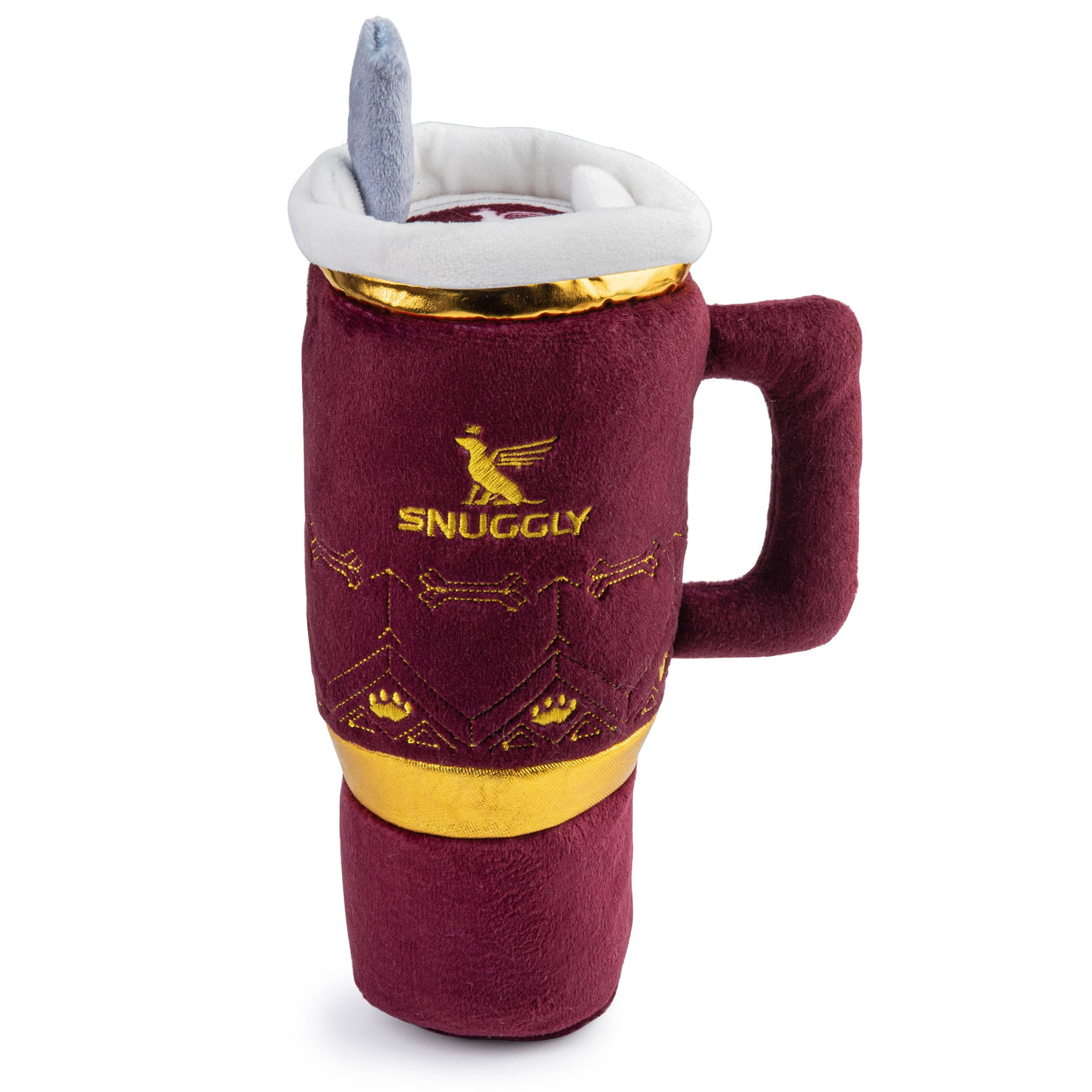 Snuggly Cup - Red Stocking Stuffers Christmas Dog Toys  Haute Diggity Dog   