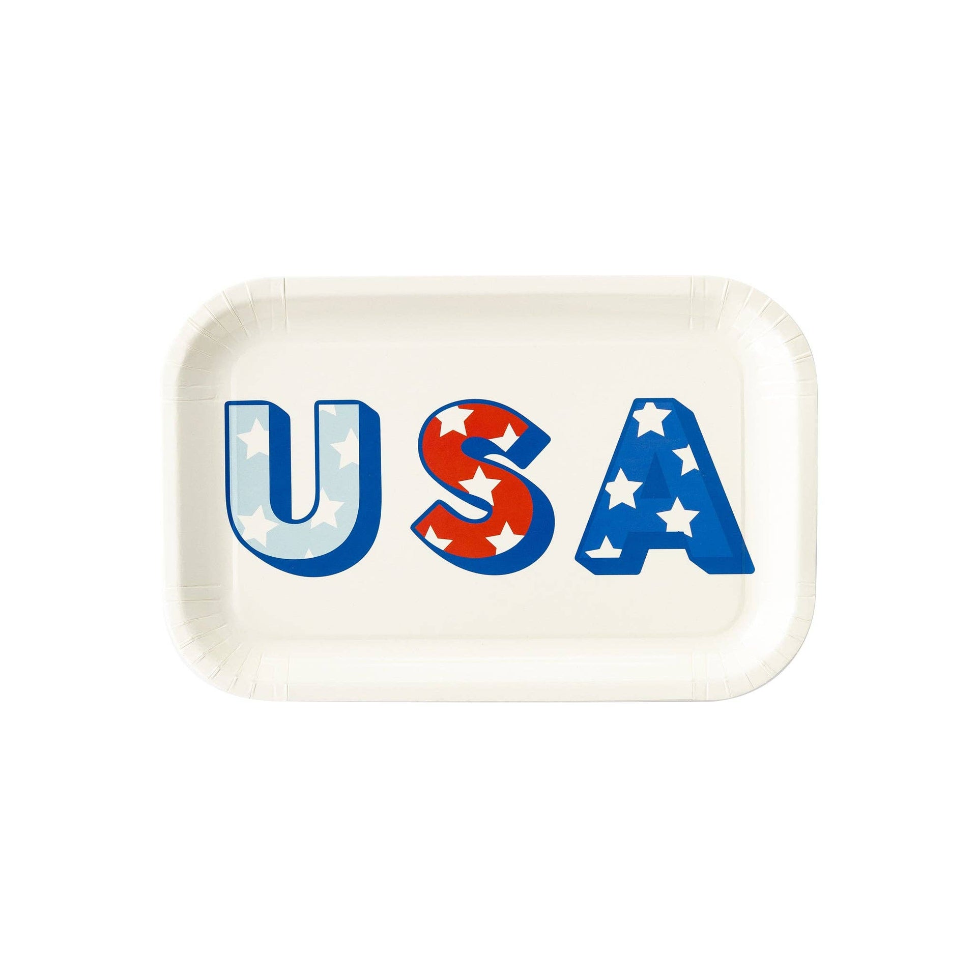 USA Shaped Paper Plate  My Mind’s Eye   