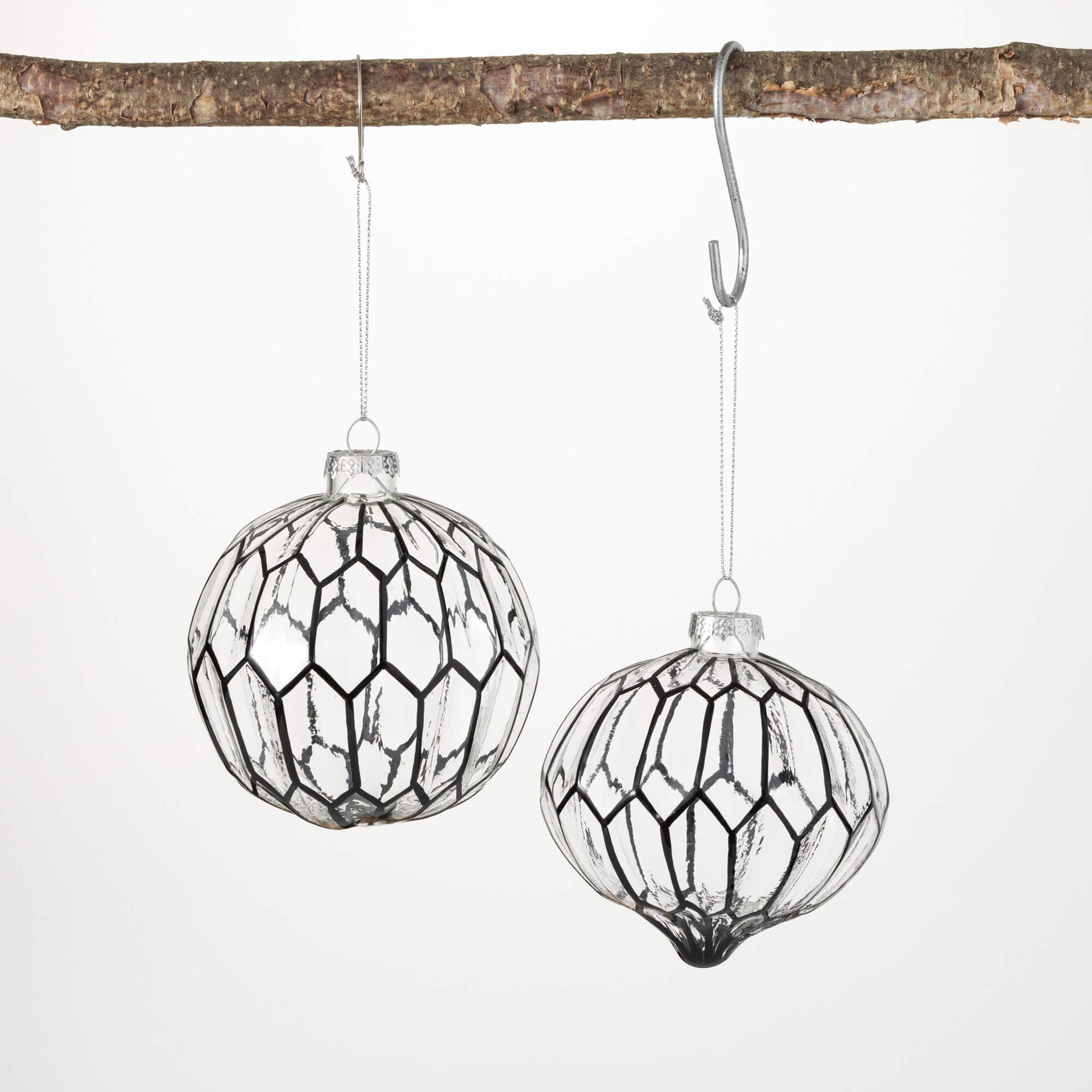 Modern Glass Ornament  Sullivans   