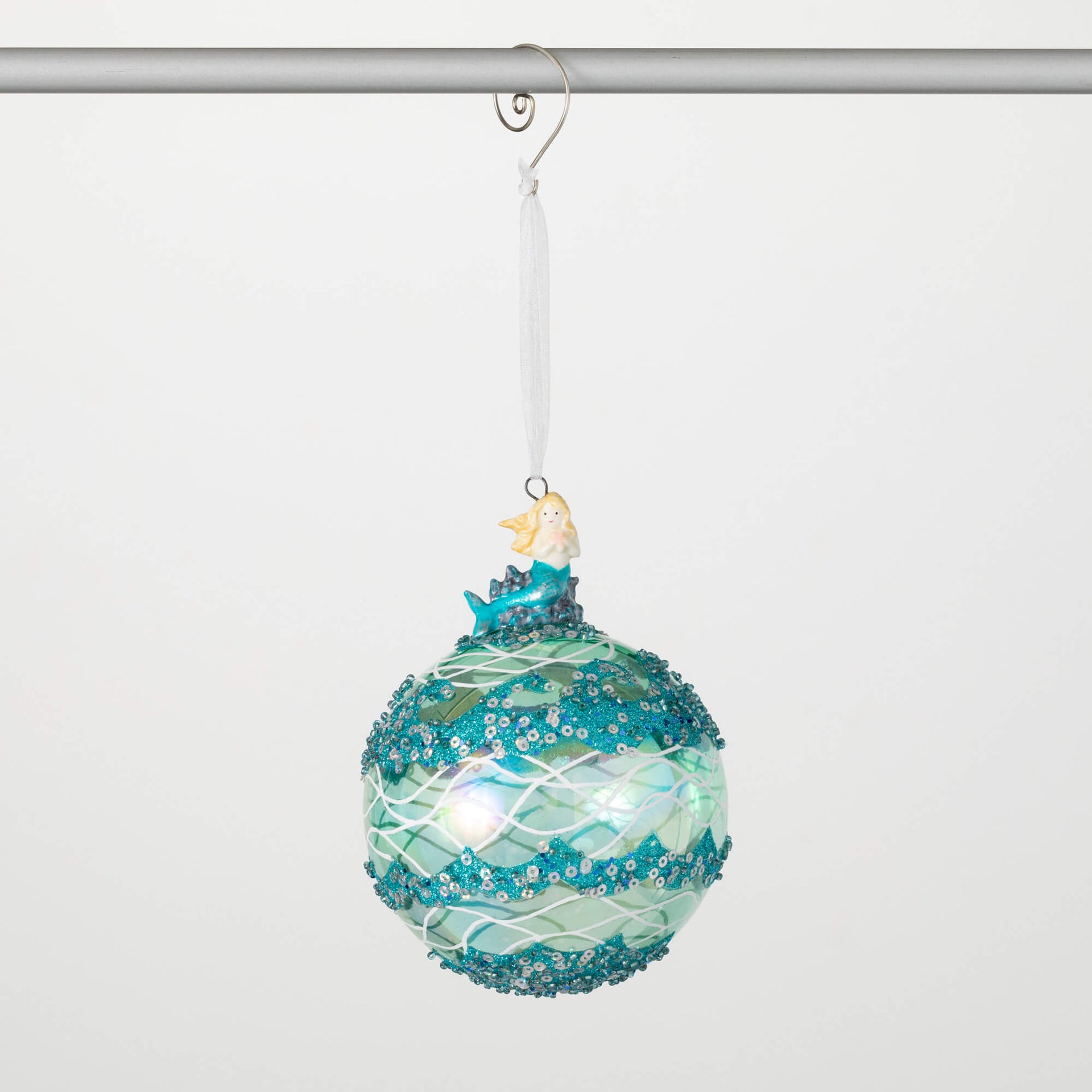 Mermaid Ball Ornament  Sullivans   