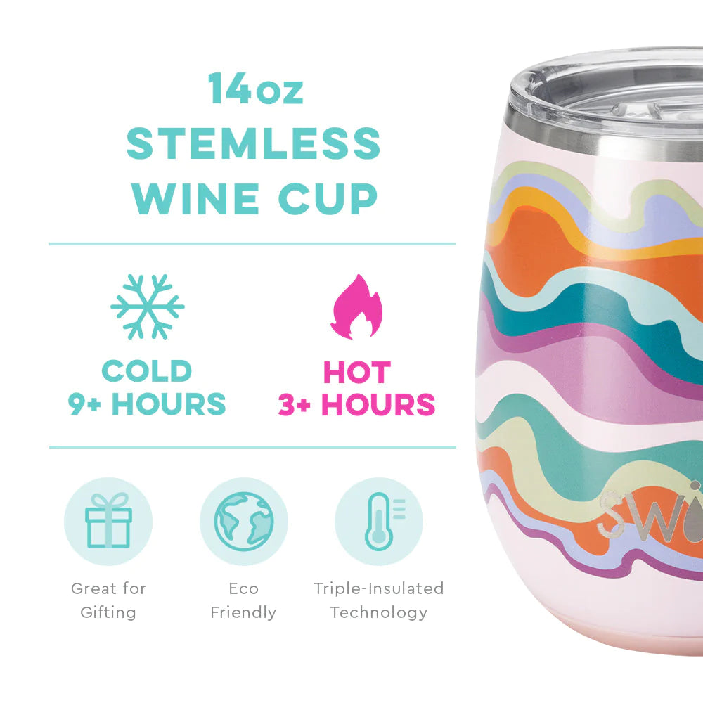 Swig 12oz Stemless Wine Cup Lid with Slider