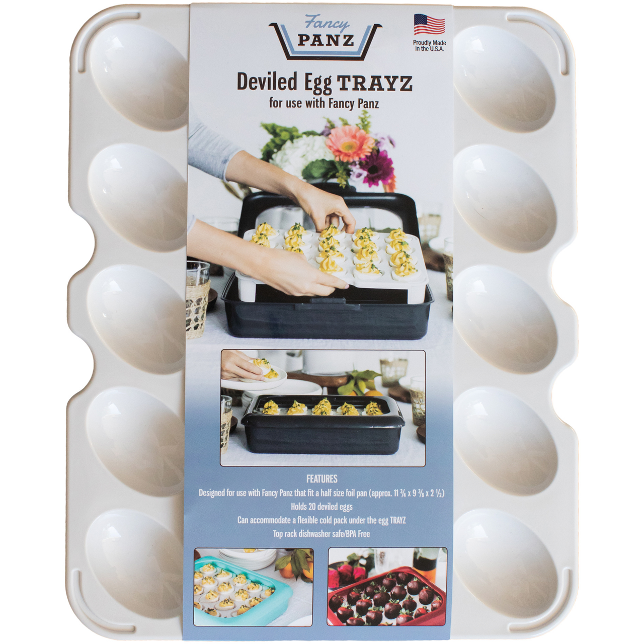 Deviled Egg Trayz Insert for Fancy Panz  Fancy Panz   