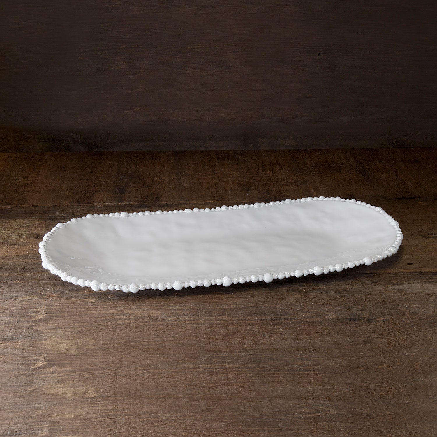 Vida Alegria Ovl Tray (Lg) White Melamine Beatriz Ball   