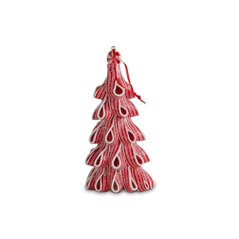 Peppermint Christmas tree topper,candy cane Christmas tree topper