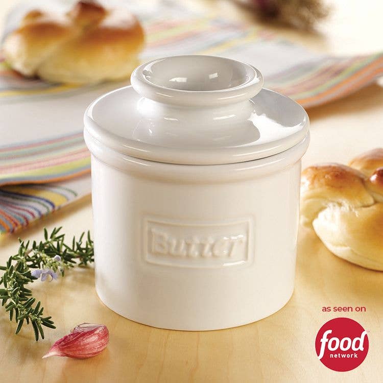 Café Collection Butter Bell Crock - White ' The Original Butter Bell crock   