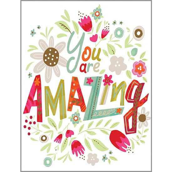 Thank You card - Amazing Flora  GINA B DESIGNS   