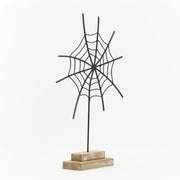 Metal Spider Web On Stand Adams Halloween Adams & Co.   