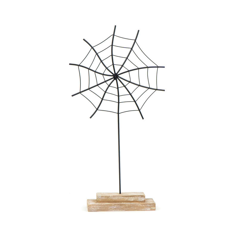 Metal Cutout On Stand Spider Web Adams Halloween Adams & Co.   