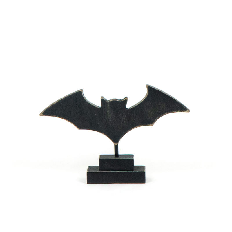 Wood Cutout On Stand - Black Bat - Small Adams Halloween Adams & Co.   