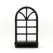 Wood Frame W/Shelf - Window Sm - Black Adams Everyday Adams & Co.   