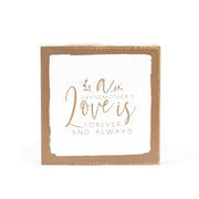 Reversible Wood Block Sign (A Grandmothers Love) Adams Everyday Adams & Co.   