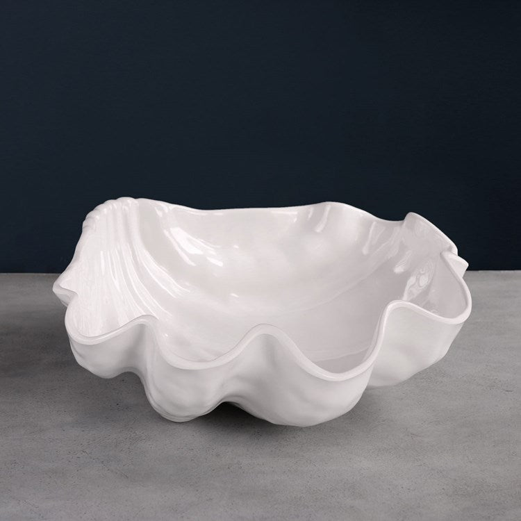 VIDA Ocean Shell Large Bowl (White) BOWL Beatriz Ball   