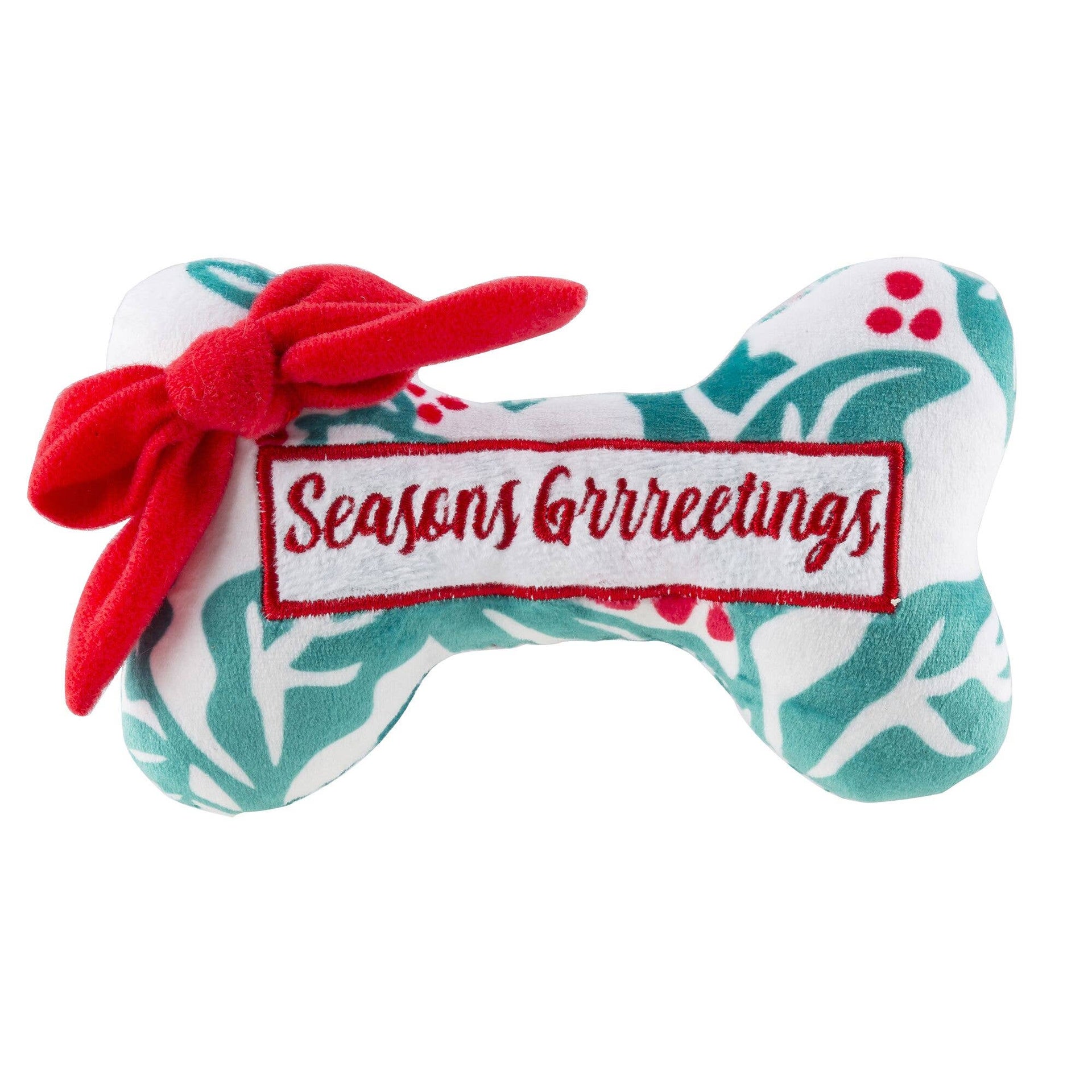 Seasons Grrreetings Puppermint Bones Christmas Dog Toys  Haute Diggity Dog   