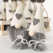 Gnome Ornament - Cream/Grey  Sullivans   